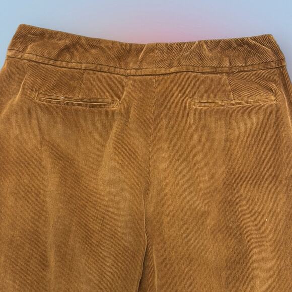 TALBOTS PETITES Women’s 8 Stretch Brown Corduroy Pants - Picture 3 of 4